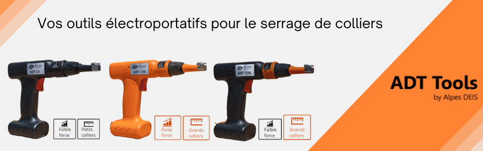 Portfolio de pinces électroportatives pour le serrage de collier