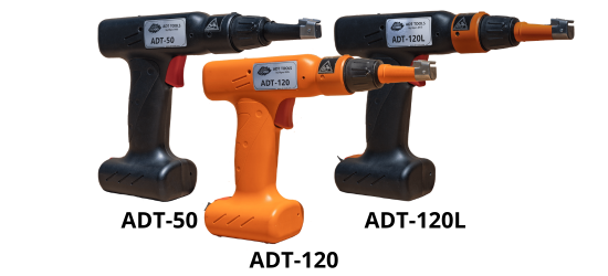 La gamme ADT Tools de 3 outils sur batterie pour serrer des colliers plastiques